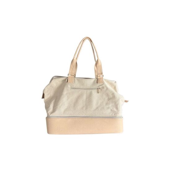 Beis The Convertible Weekender Womens Beige Travel Carry On Luggage Bag large - Picture 1 of 16